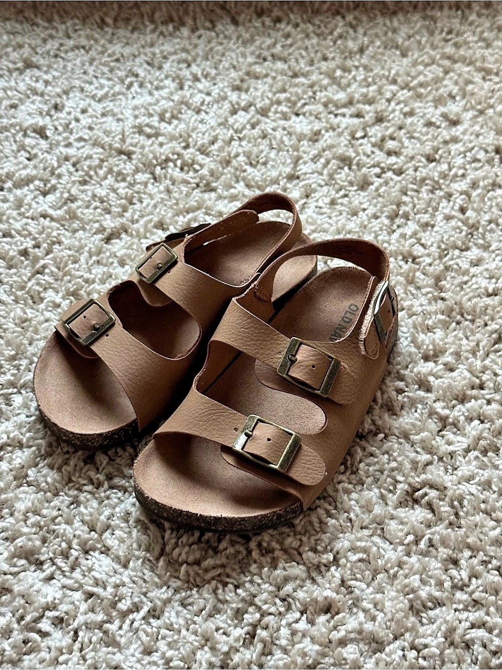 Old Navy Toddler Buckle Sandals in Brown